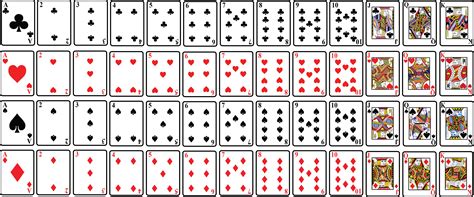 deck of 52 cards contains|Standard 52.